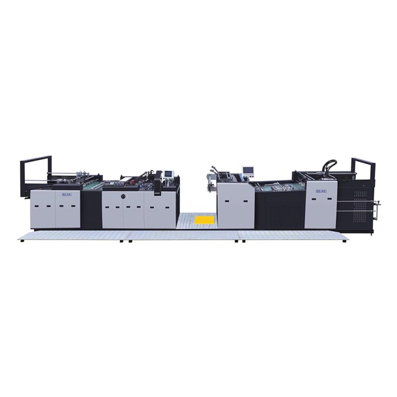 Automatische lamineermachine met kettingmes